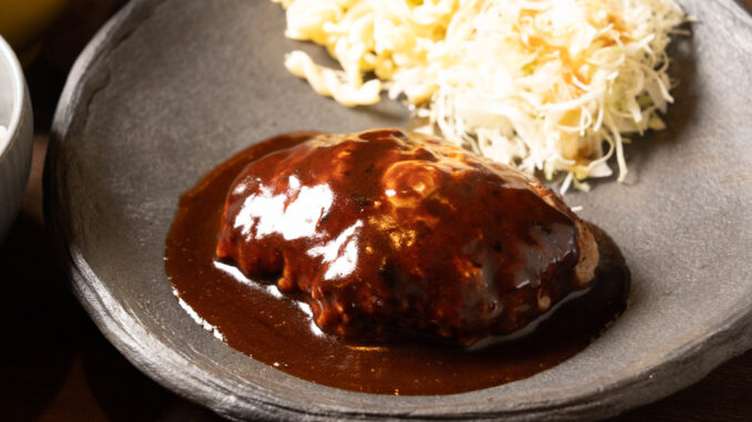 「鉄板居酒屋KADO屋」のハンバーグ定食の画像