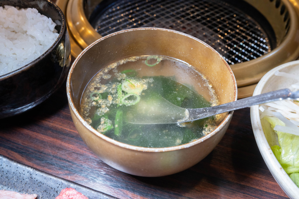 焼肉六角　スープの画像
