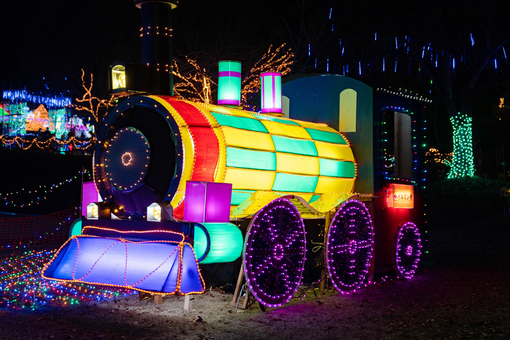 「光のページェント TWINKLE JOYO 2025」汽車の画像