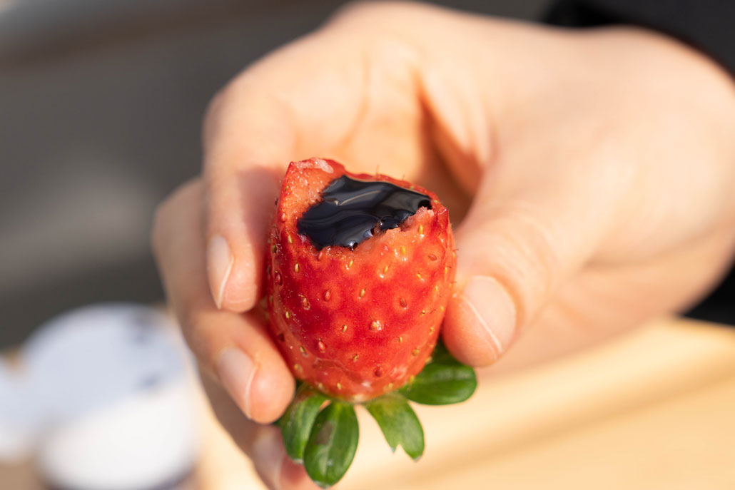 「華やぎ観光農園」　チョコレートがけの画像２