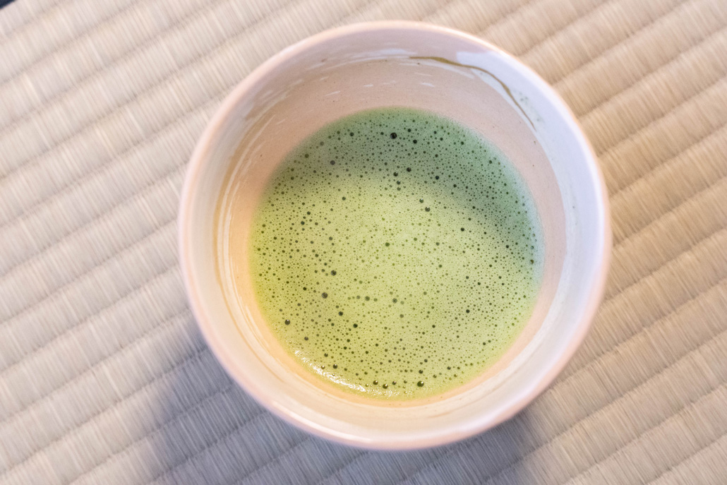 宇治市営茶室「対鳳庵」茶室開きのお茶の画像