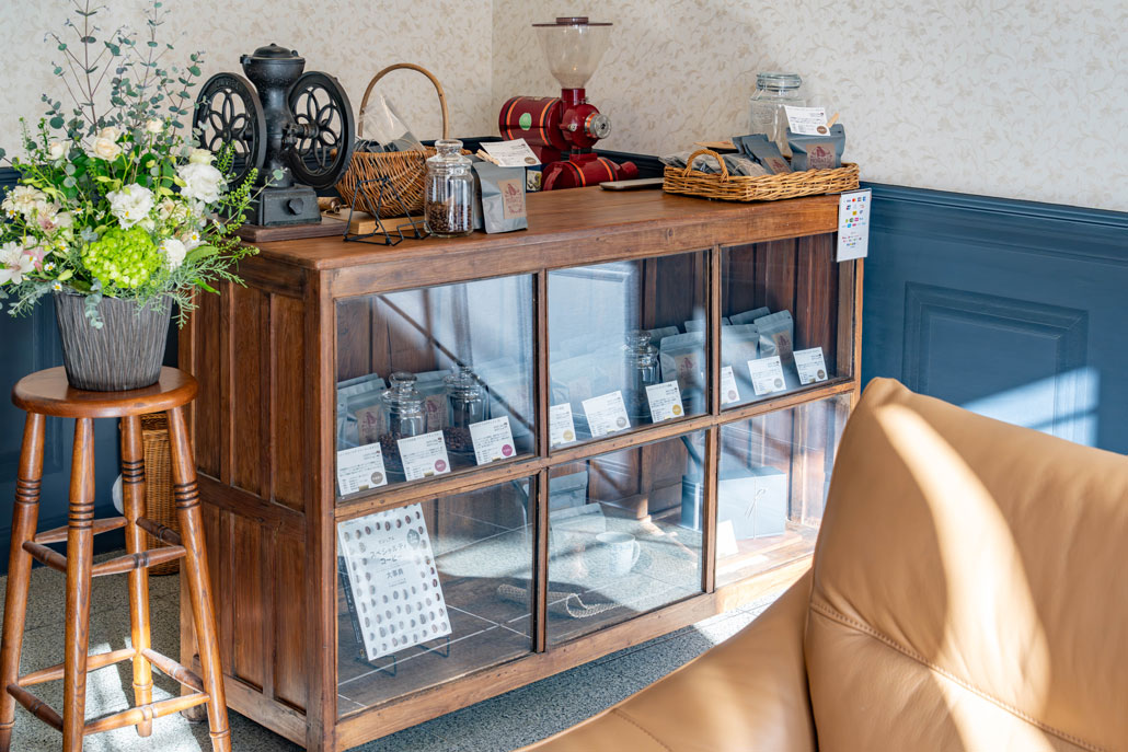 「MONATIC COFFEE」　珈琲豆の販売場所画像