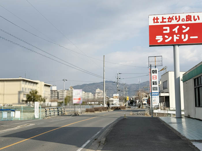 「ＪＡ京都やましろ 中部農機センター」跡地にできるコインランドリーの場所画像