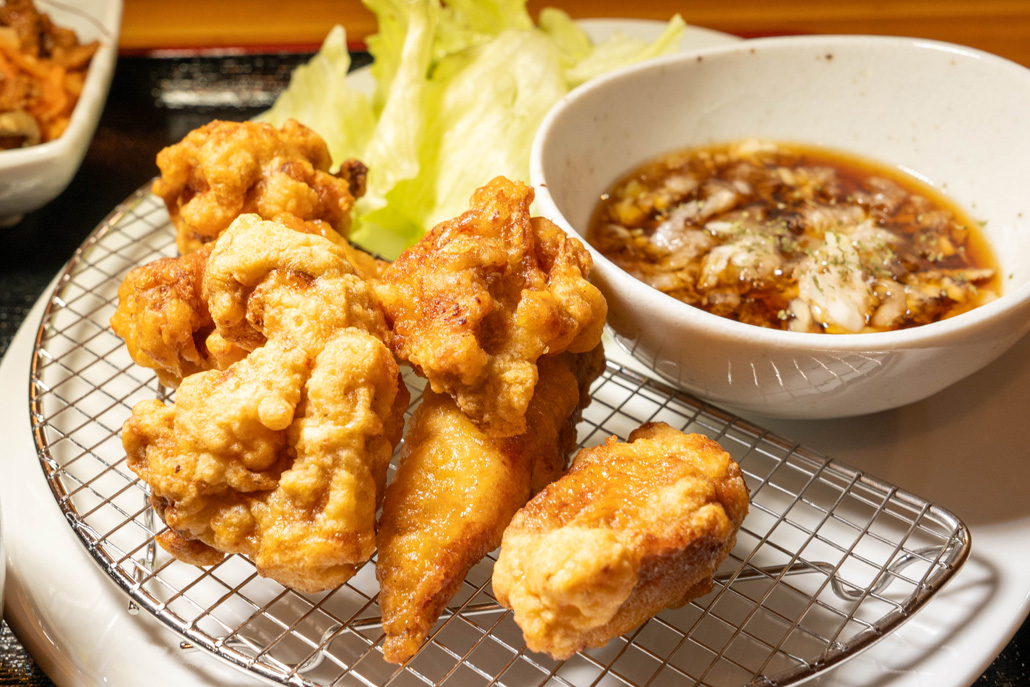 「食堂Tanuki」のみぞれポン定食のアップ画像