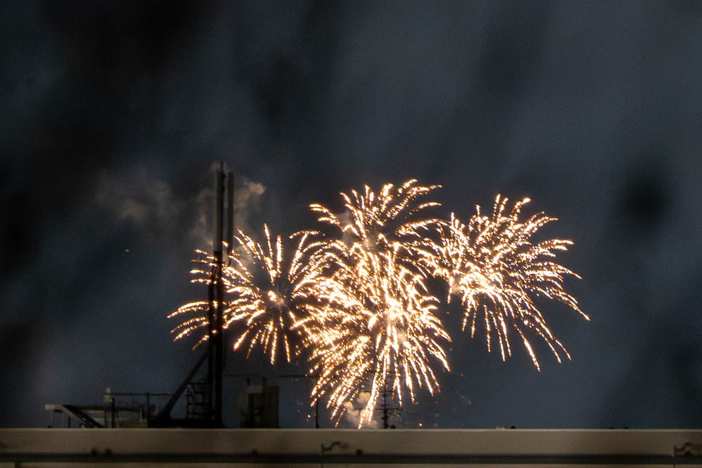 ２月６日の綺麗な花火の画像