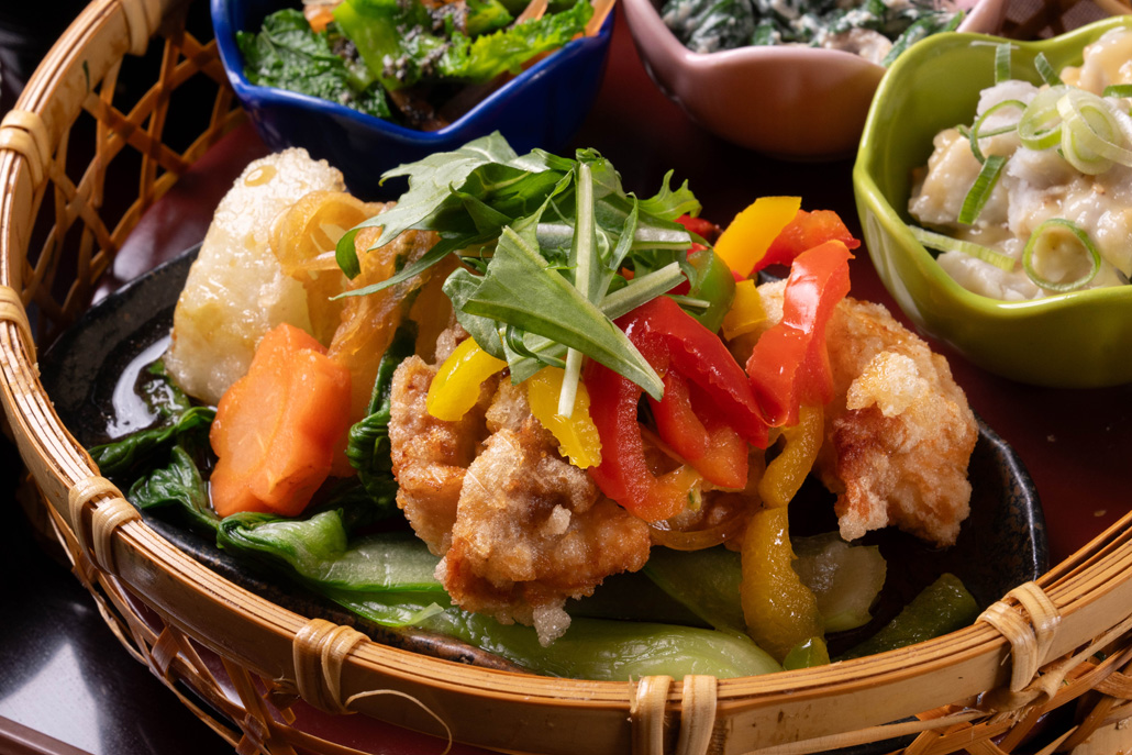 あいはうす鹿背山 からあげアップ画像