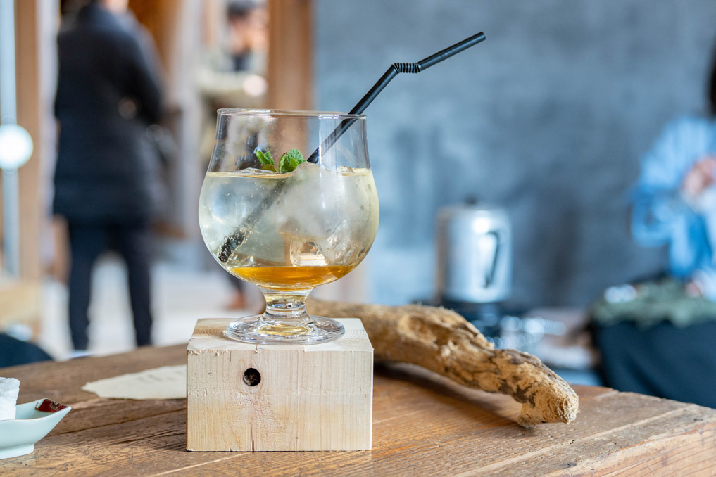 古民家カフェ「僥倖（ぎょうこう）」　梅ソーダの画像１