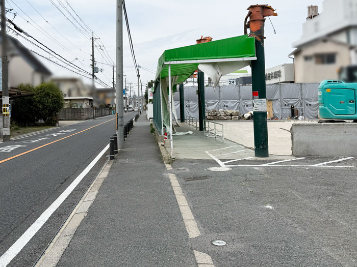 スーパー「ハッピーテラダ黄檗店」解体工事　場所画像