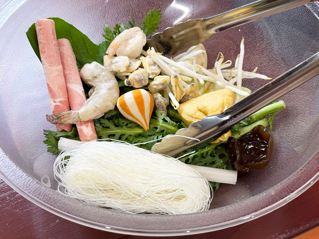 「金鑫麻辣湯（キンキン マーラータン）」　　注文した商品画像