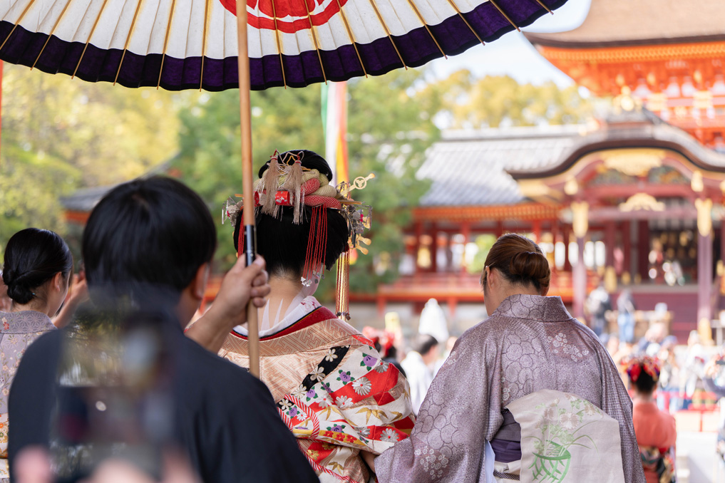 「島原太夫道中」の画像２
