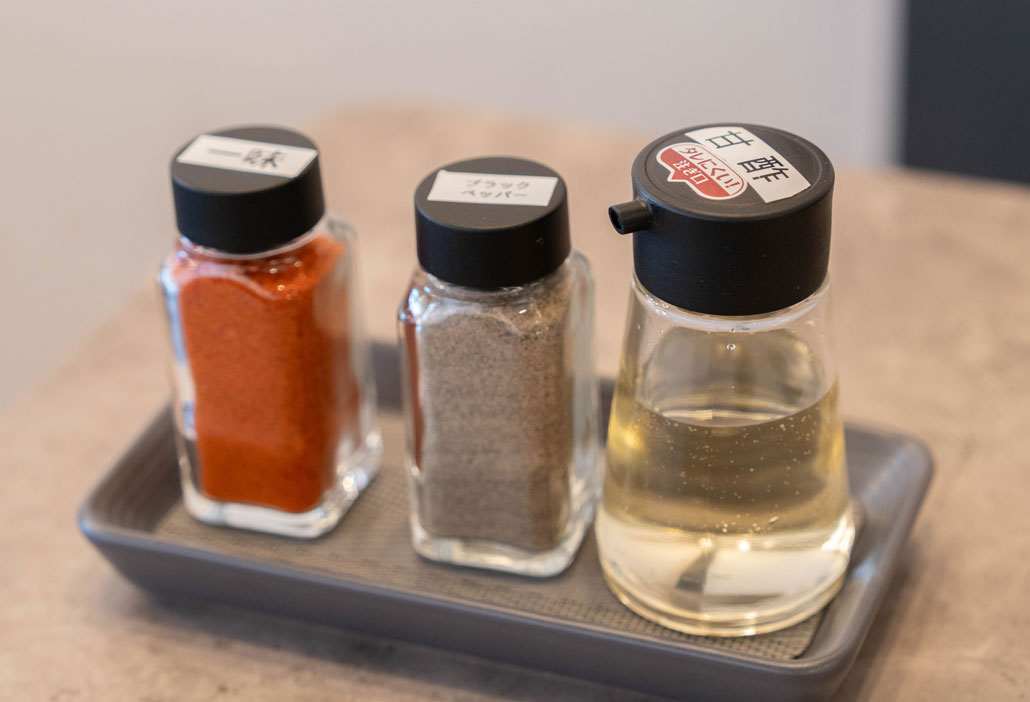 つけ麺 詠（うた）　　味変画像