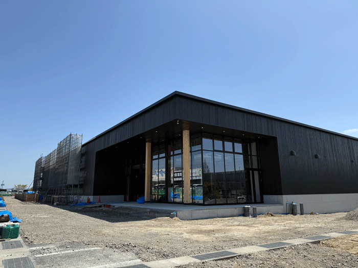 現在建設中の「無印良品 精華台」の画像