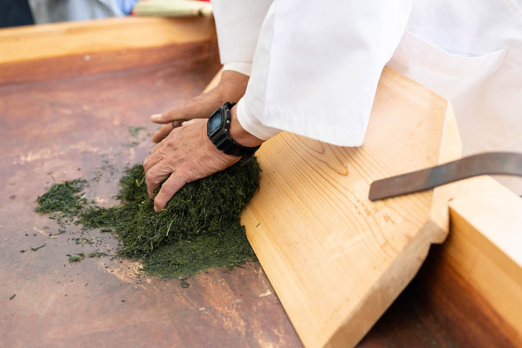 「宇治新茶 八十八夜茶摘みの集い」　宇治茶板づり画像