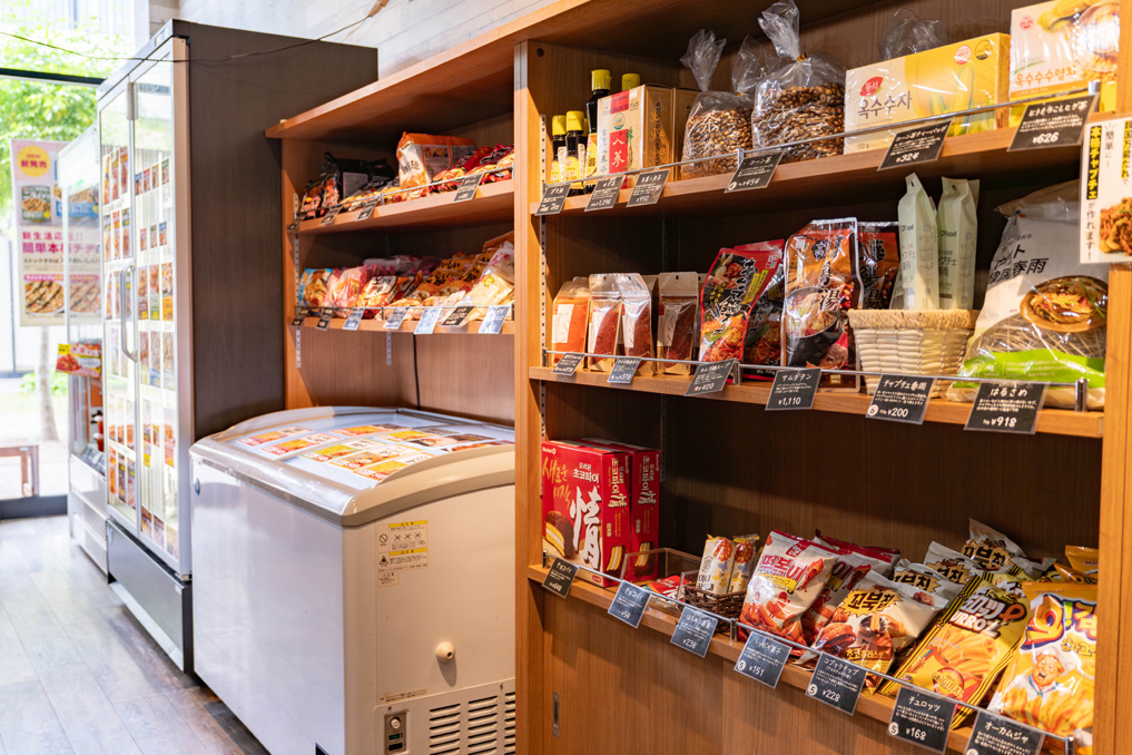 李朝園 物販コーナーの画像