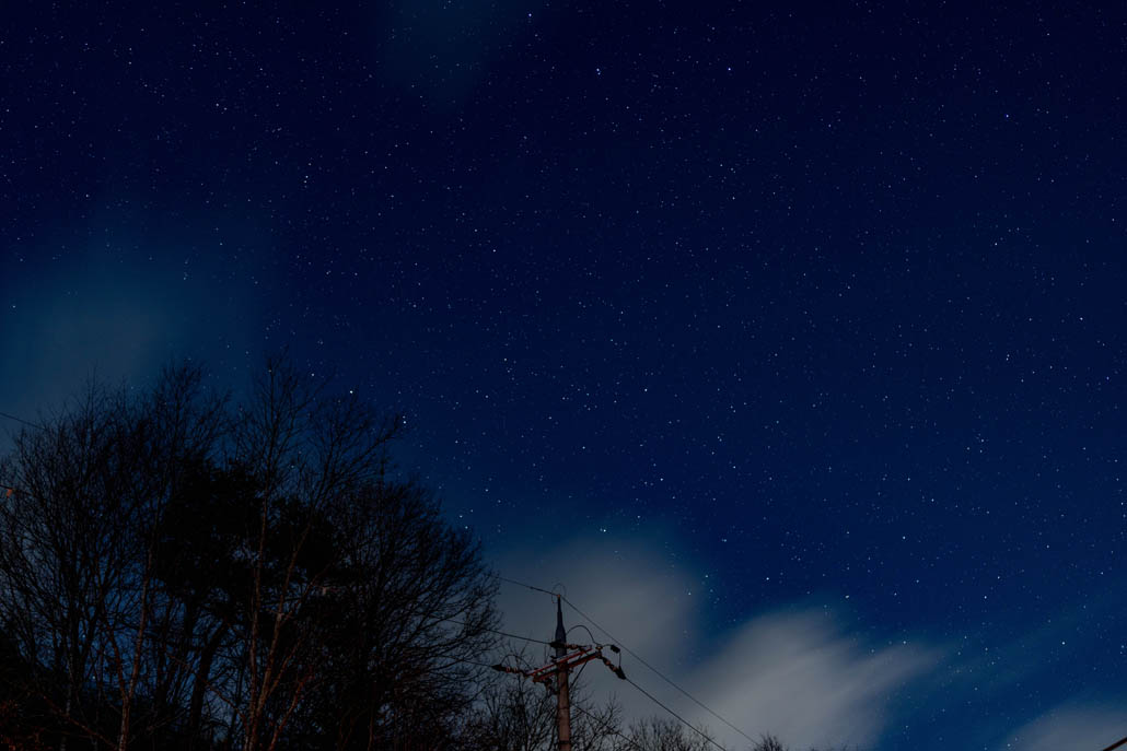 「南山城村の隠れ家」星空の画像