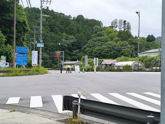 木津信楽線の通行止めの画像２