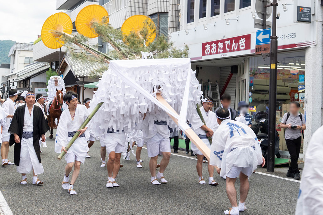 大幣神事の行列の画像