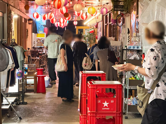 大阪屋マーケットの夜市の画像