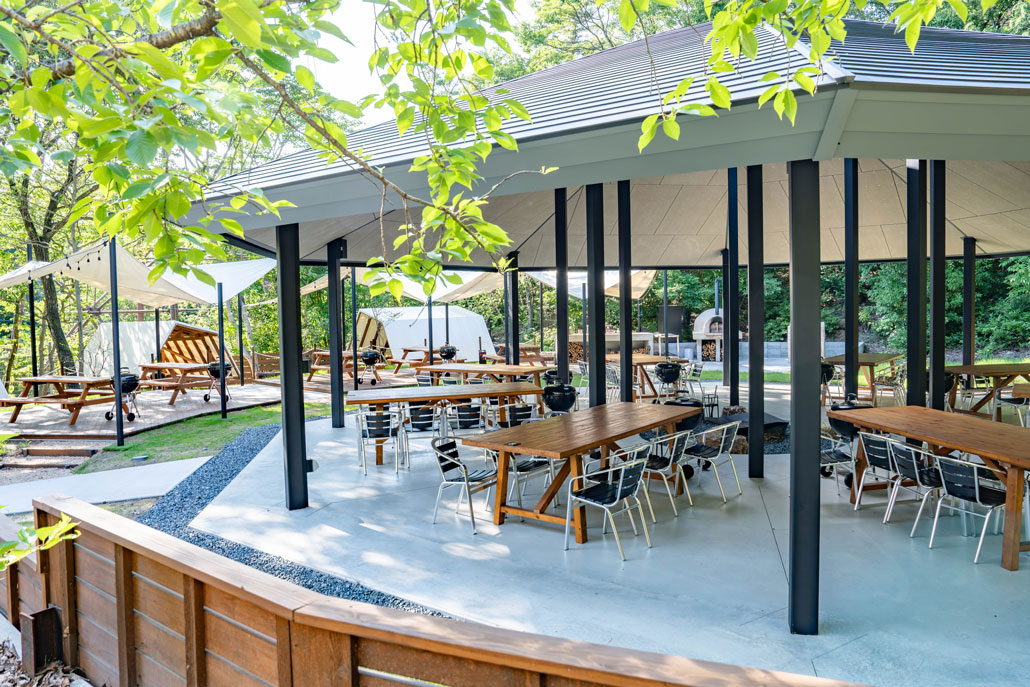 「ウッドデザインパーク京都-彩-」BBQスタジアムの画像