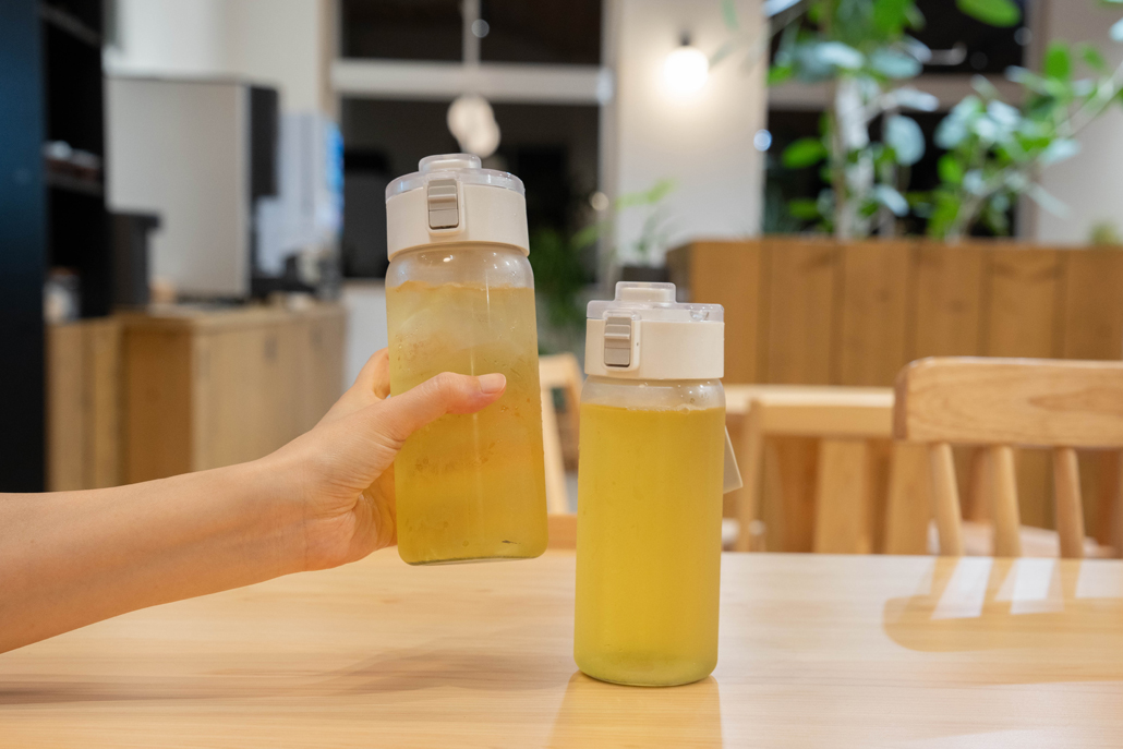 「ウッドデザインパーク京都-彩-」玉露サウナのお茶の画像