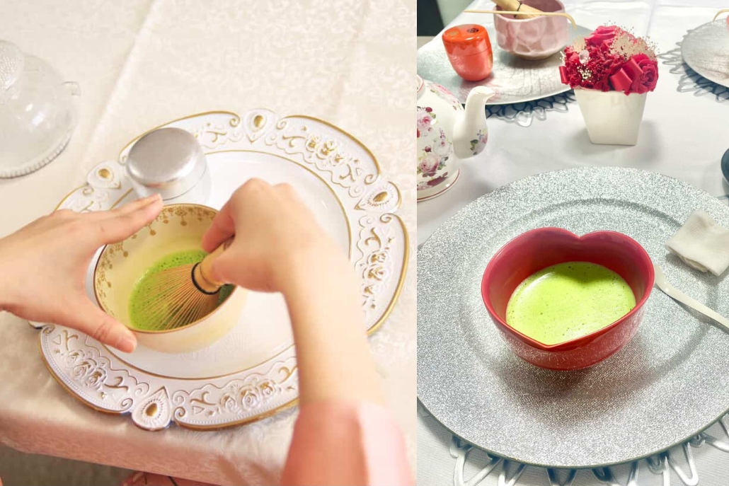 テーブル茶道体験の画像