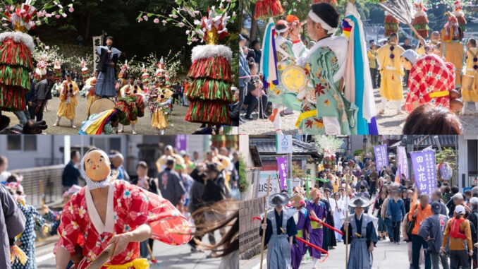 １１月３日、「田山花踊り体験ツアー」が開催！特別観覧席からの鑑賞、特製弁当、特別な体験や学びの時間まで！　の画像