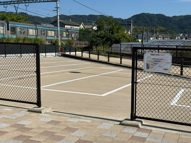 JR山城青谷駅　駐輪場の画像